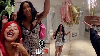 Cardi B Celebrates Her 30th BDay With Sister Hennessy 🎉 [upl. by Jewett940]