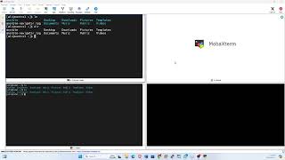 MobaXterm split two windows [upl. by Eetnwahs93]