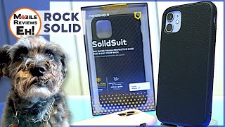 The BUTTONS are 🔥 Rhinoshield SolidSuit iPhone 11Galaxy s10 Review [upl. by Irah72]