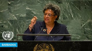 🇧🇧 Barbados  Prime Minister Addresses United Nations General Debate 79th Session  UNGA [upl. by Asiled576]