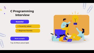 C programming basic interview questions and answers  update 2024 [upl. by Ryle676]