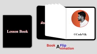 How to Create a Flipping Book Animation Using Html amp Css  Flip Book Animation [upl. by Otis]