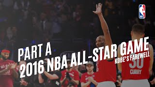 2016 NBA AllStar Game Kobe’s Farewell amp A RecordBreaking Scoring Extravaganza  Part A [upl. by Niuqaoj195]