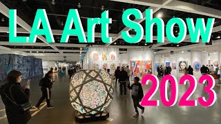 LA ART SHOW 2023 Walk Around POV 4K [upl. by Valery670]