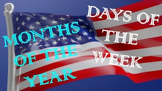 Months of the year amp Days of the week  Learn English [upl. by Ymled134]