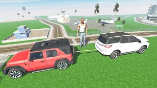 Thar Roxx vs Fortuner Legender Tochan Test in Indian Bike Driving 3D [upl. by Sacha]