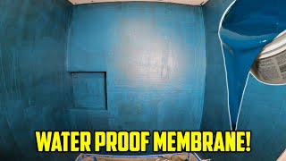 Remodeling a Hall Bathroom Part 6 Water Proofing Prepping and Painting [upl. by Malcah]