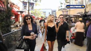 Courtney Stodden wears very little while shopping at The Grove [upl. by Eimaj]