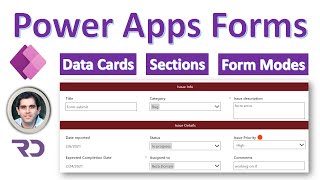 Power Apps Form Control Tutorial  New Edit Form [upl. by Adnohrahs]