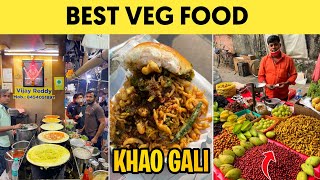 Sabse Famous Veg street market in India  No onion No Garlic  100 food items 😋😋 [upl. by Tanya]