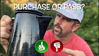 Is this the BEST Camp Coffee Maker InDepth Review of the GSI Outdoors Percolator Coffee Pot [upl. by Esilram]