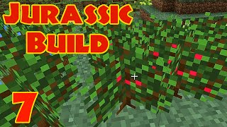 Minecraft Jurassic Build  Part 7  UGLY STRAWBERRY PLANTS [upl. by Aicertal]