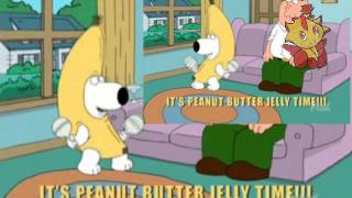 Brian Its Peanut Butter Jelly Time  Sparta Remix Blackwingmaster48 [upl. by Aeht]