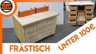 🔥 UNTER 100€ 12 Frästisch einfach selber bauen [upl. by Phila385]