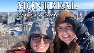 Montreal Vlog Winter Edition  Exploring Old Montreal  20s Diaries [upl. by Akihdar652]