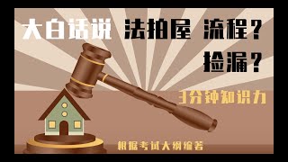 14讲【房地产执照考试】 法拍屋 Foreclosure 法拍屋流程 法拍前法拍后美国房地产经纪人考试 [upl. by Artap]