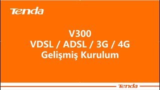 Tenda D301 v2 ADSL Modem Gelişmiş Ayarlar [upl. by Anitnamaid915]