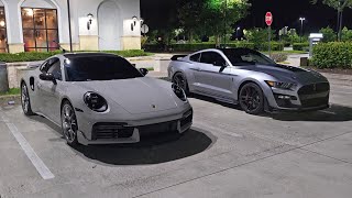 2024 Porsche 911 Turbo S vs 2022 Shelby GT500 [upl. by Grochow]