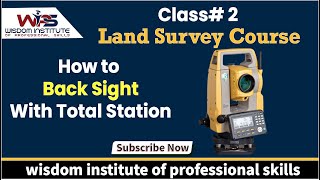 How to Back Sight With Kolida And Sokkia Total Station  Bilal Nawaz [upl. by Ajim]