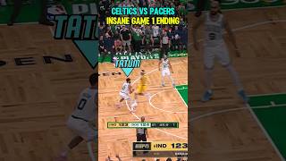 Celtics vs Pacers INSANE OT ENDING in Game 1⏰️🍿 [upl. by Caplan387]