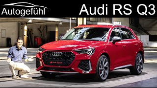 New Audi RSQ3 vs RSQ3 Sportback REVIEW Exterior Interior Engine comparison [upl. by Naerol]