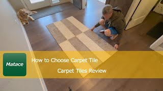 How to Choose Carpet Tile  Carpet Tiles VS Rug  Carpet Tiles Review [upl. by Romelda638]