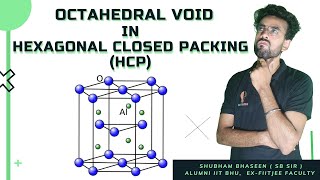 Octahedral Void in Hexagonal Closed Packing HCP  SB Sir  IIT BHU Alumini  Ex FIITJEE Faculty [upl. by Aidnyc]