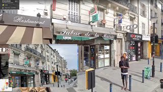 Aubervilliers  une femme tuée par son mari devant ses enfants féminicide GoogleEarthStudio [upl. by Rehpinnej656]