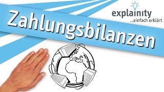 Zahlungsbilanzen einfach erklärt explainity® Erklärvideo [upl. by Ennyletak]