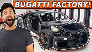 Bugatti Factory Tour  Sneak Peek Of My Bugatti Chiron SS [upl. by Sadira]