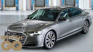 Audi A8L 2018 review refined and insanely clever  British GQ [upl. by Ignatius698]