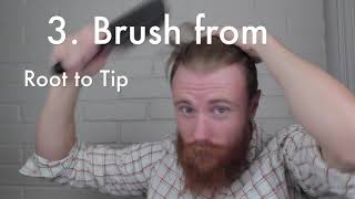 7 EASY STEPs to USING a BOAR BRISTLE BRUSH for Thicker Hair  Morocco METHOD  Seven Potions Brush [upl. by Ttesil]