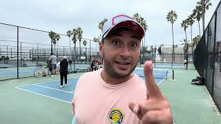 Pop Tennis Venice Beach New Years Eve Battle [upl. by Vorfeld]