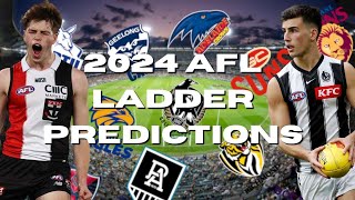 Early 2024 AFL Ladder Predictions [upl. by Yves]