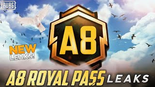 🔥A8 ROYAL PASS  1 TO 100 RP REWARDS  ACE 8 ROYAL PASS LEAKS  A8 ROYAL PASS PUBG MOBILEBGMI [upl. by Nahc]