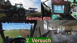 Farmvlog 330 2 Versuch beim Pflug  Isobuskabelbaum verlegen [upl. by O'Callaghan]