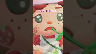 Animal Crossing through the years… 20202024  ACNH  new horizons  look a strawberry [upl. by Admana]