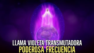 MÚSICA PARA TRANSMUTAR LO NEGATIVO EN POSITIVO  FRECUENCIA DE LA LLAMA VIOLETA [upl. by Cath]