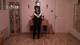 White Rose Line Dance Teach and Dance in French [upl. by Yonah]