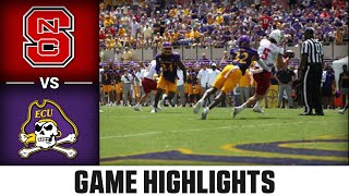 NC State vs East Carolina  ACC Football Highlights 2022 [upl. by Potts]