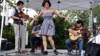 Flopeared Mule  Miss Moonshine Buckdancing w Mickey Nelligan fiddle American folk dance [upl. by Maurene]