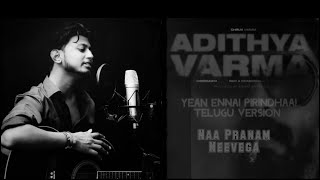 Yean Ennai Pirindhaai Telugu Version   Adithya Varma  Dhruv Vikram Naa Pranam Neevega Swamy Mj [upl. by Onia301]