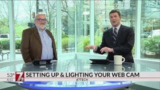 7Tech Our tech expert Phil Yanov shows us how to set up and light our web cams [upl. by Trembly]