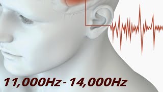 Tinnitus Relief Sounds  White Noise amp Sine Waves 11000Hz  14000Hz  Tinnitus Sound Therapy [upl. by Vinita636]