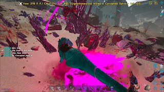 Solo 50k Element Node Ark Official PvE Server Game Play on 1x Harvesting [upl. by Gamali]