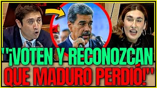 ¡¡A LOS GRITOS Schneider QUEDÓ HISTÉRICA con Diputados que EXIGIERON RECONOCER el FRAUDE de Maduro [upl. by Stacia]