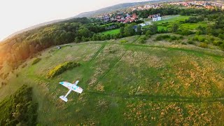 Lot dronem za zdalnie sterowanym samolotem [upl. by Erhart]