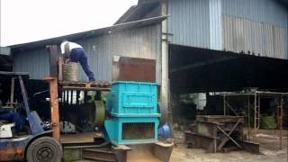 Oil Palm Trunk Shredder [upl. by Rede139]