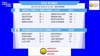 Hatfield Town CC Yorks Sunday XI v Mexborough Athletic CC Sunday 1st XI [upl. by Nabroc]