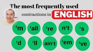 Las contracciones más frecuentemente usadas en Inglés [upl. by Ardnas]